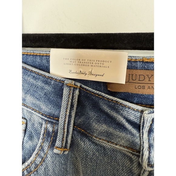 NWT Judy‎ Blue Jeans 5/27 Rigid Magic Boyfriend Fit Stretch Mid Rise Medium Raw - Picture 11 of 11